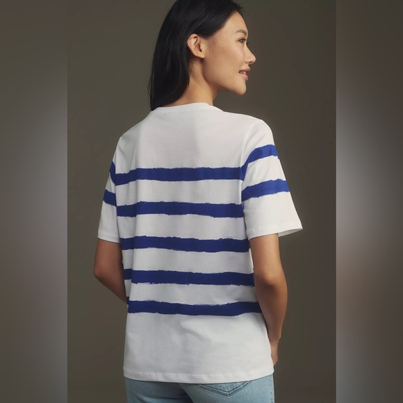 NWT Scotch & Soda Breton Striped Tee - Picture 3 of 4